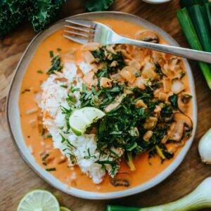 30 Minute Mushroom Chicken with Coconut Rice 2 nathan dumlao w9zCH4Lpflw unsplash 30 Minute Mushroom Chicken with Coconut Rice