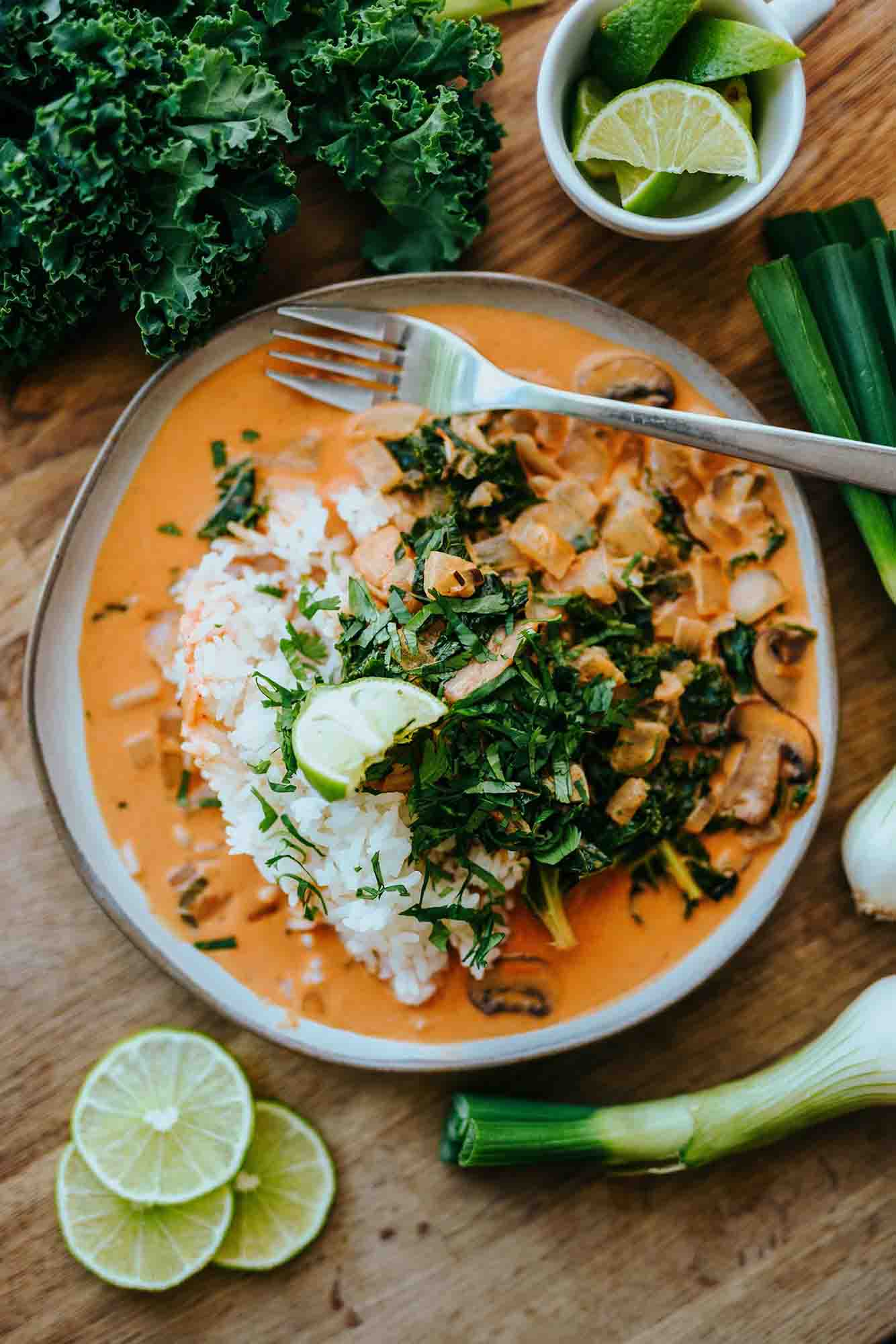 nathan dumlao w9zCH4Lpflw unsplash 30 Minute Mushroom Chicken with Coconut Rice