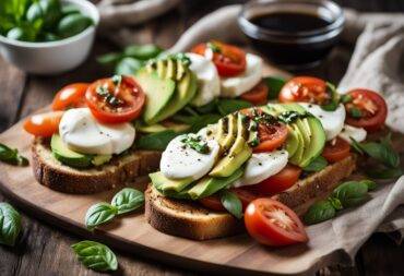 Caprese Avocado Toast