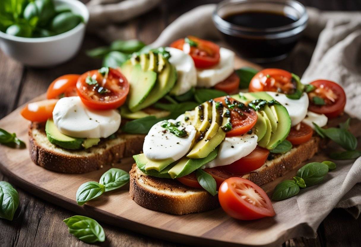 Caprese Avocado Toast