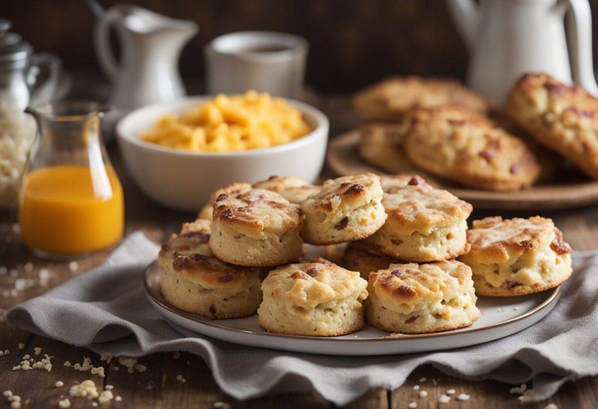 Cheddar Scones Bacon and Cheddar Scones: A Savory Treat Perfect for Breakfast or Brunch