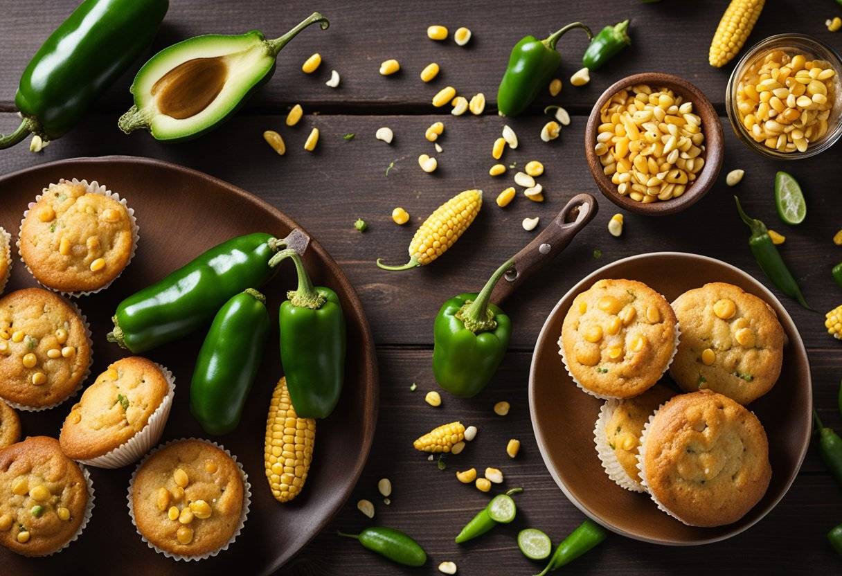 Corn and Jalapeño Muffins