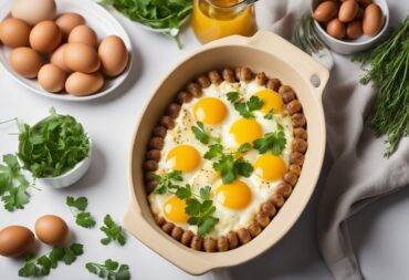 Egg and Sausage Breakfast Casserole