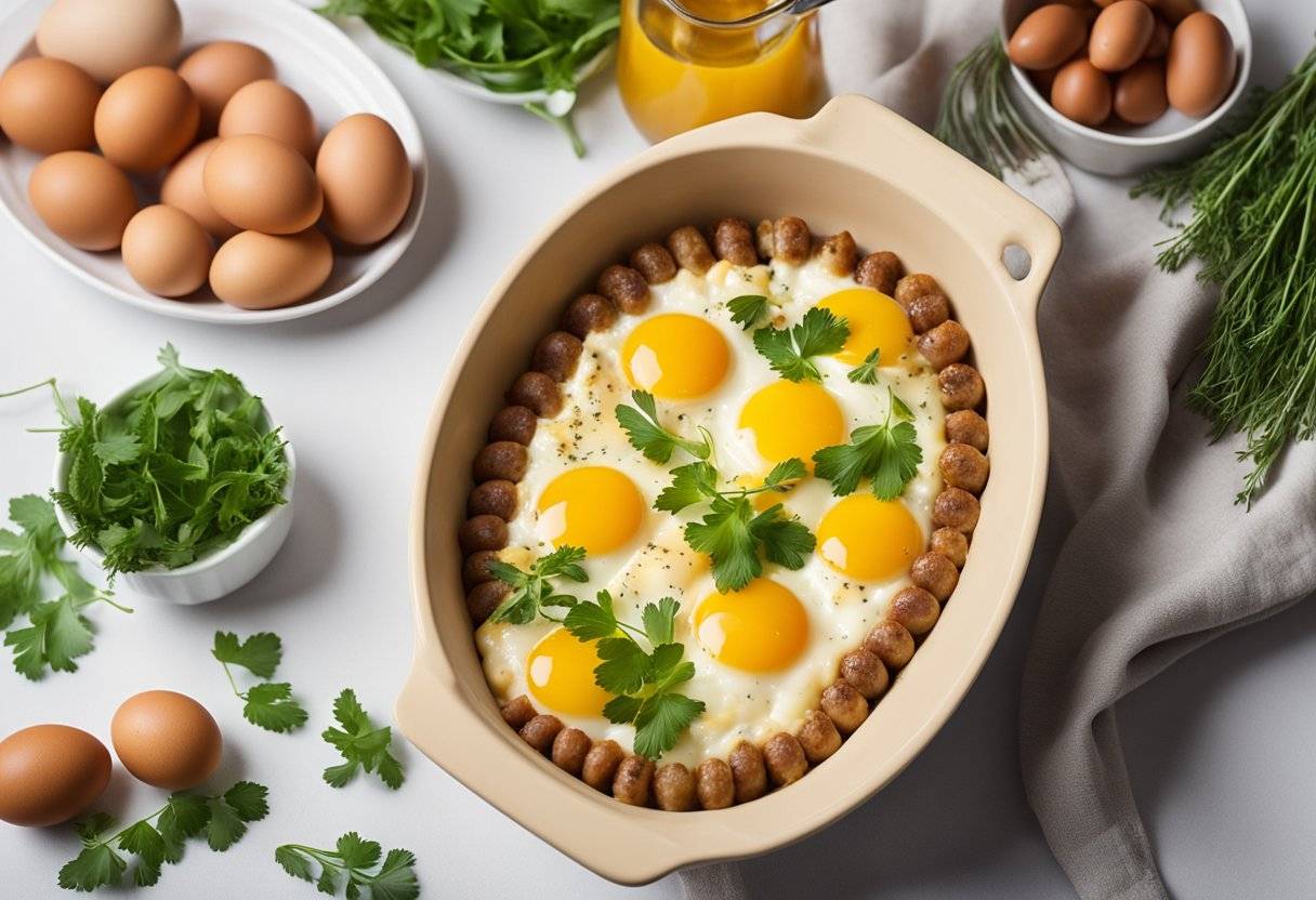 Egg and Sausage Breakfast Casserole