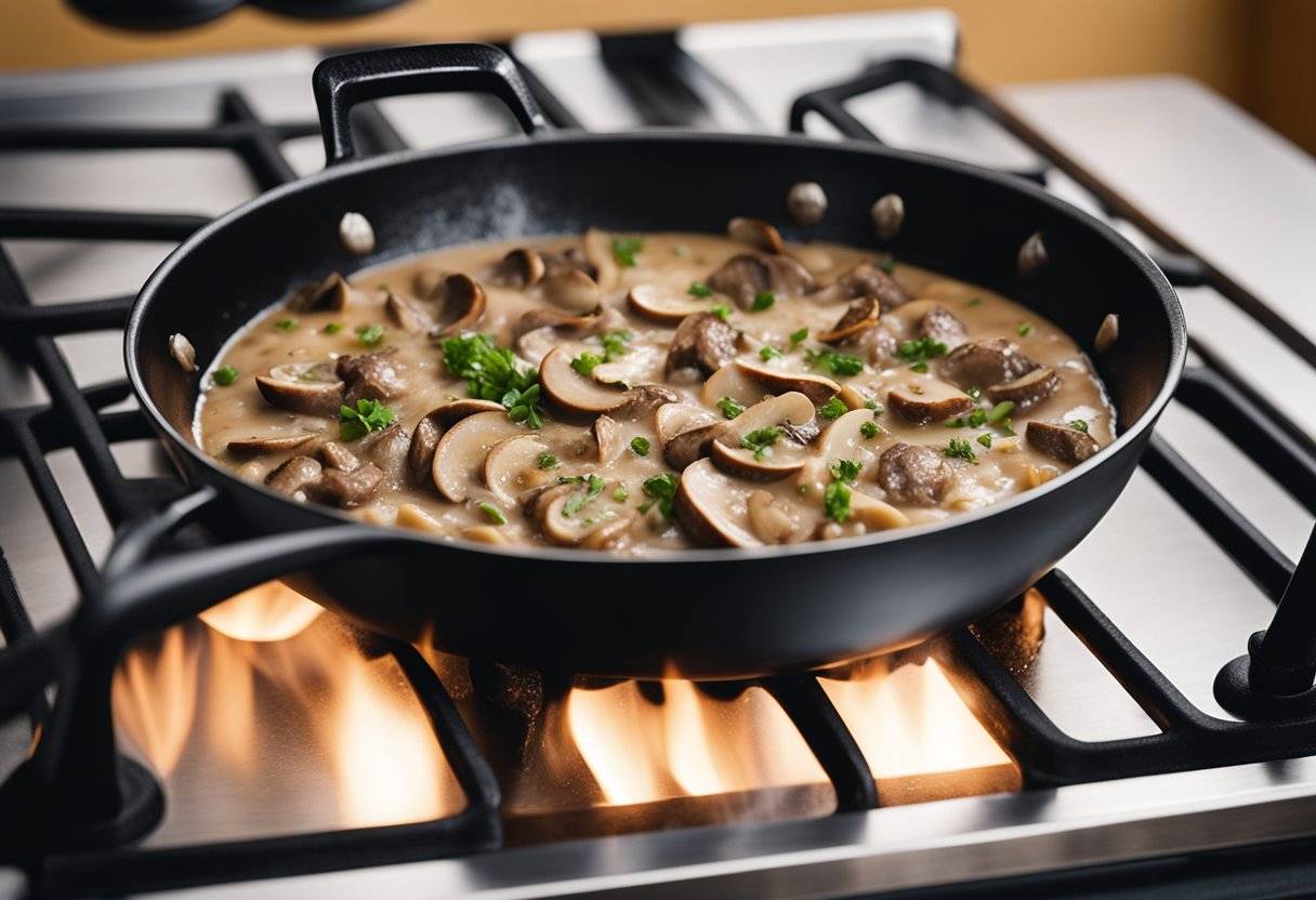 Mushroom Stroganoff