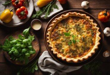 Roasted Vegetable Quiche