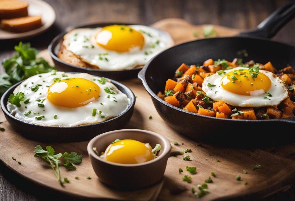 Sweet Potato Hash with Eggs