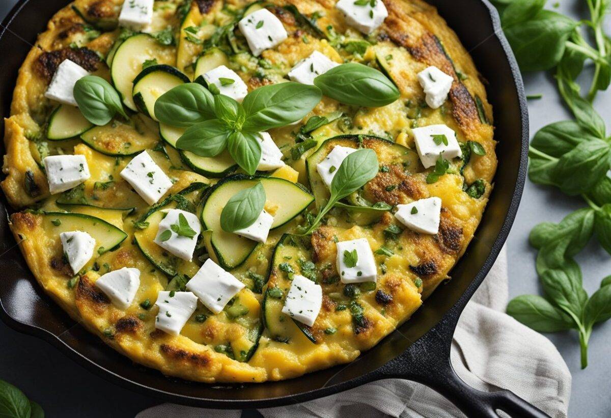 Zucchini and Goat Cheese Frittata: A Deliciously Wholesome Breakfast Idea